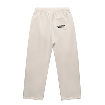 Flowers & Saints Relax Cuffless Track Pants - Sacred Sand