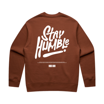 Stay Humble — Relax Fit Crew Sweatshirt — Earthbound
