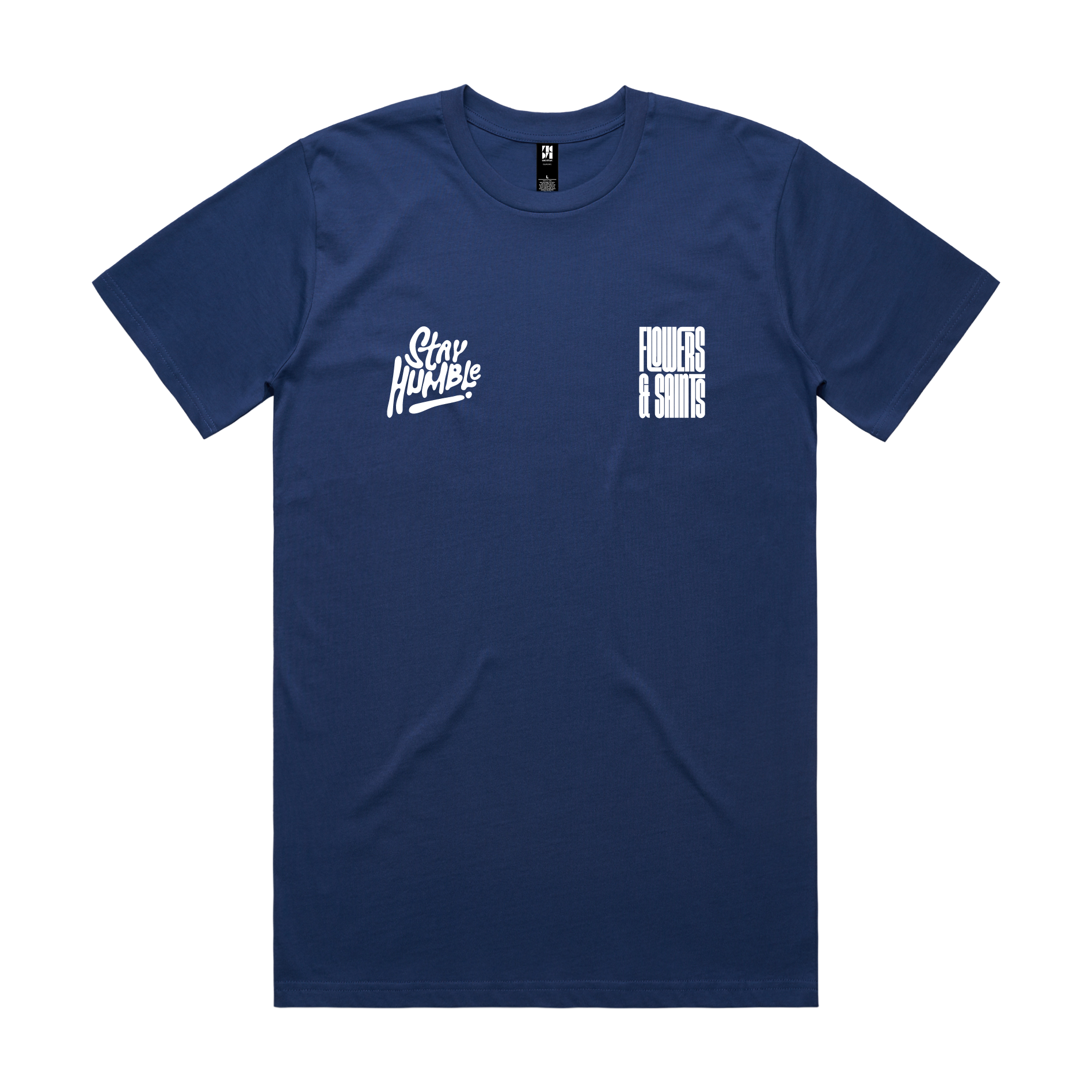 Stay Humble — The Essential Tee — Midnight Azure