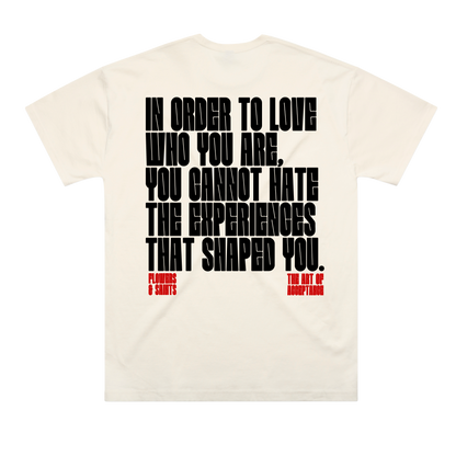 The Art of Acceptance - The Oversized Tee - Ecru Saint