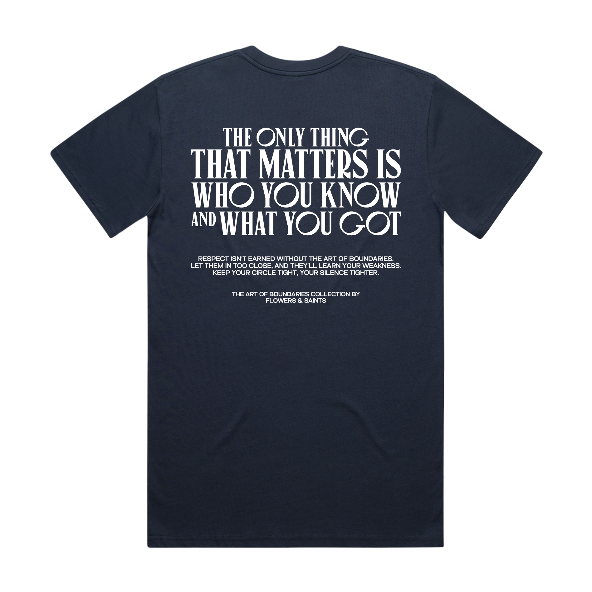 The Art of Boundaries - The Essential Tee - After Dark