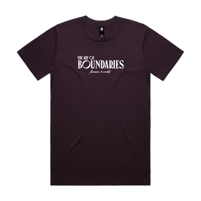 The Art of Boundaries - The Essential Tee - Duskwine
