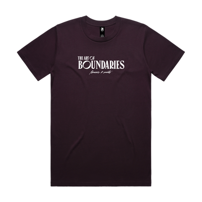 The Art of Boundaries - The Essential Tee - Duskwine