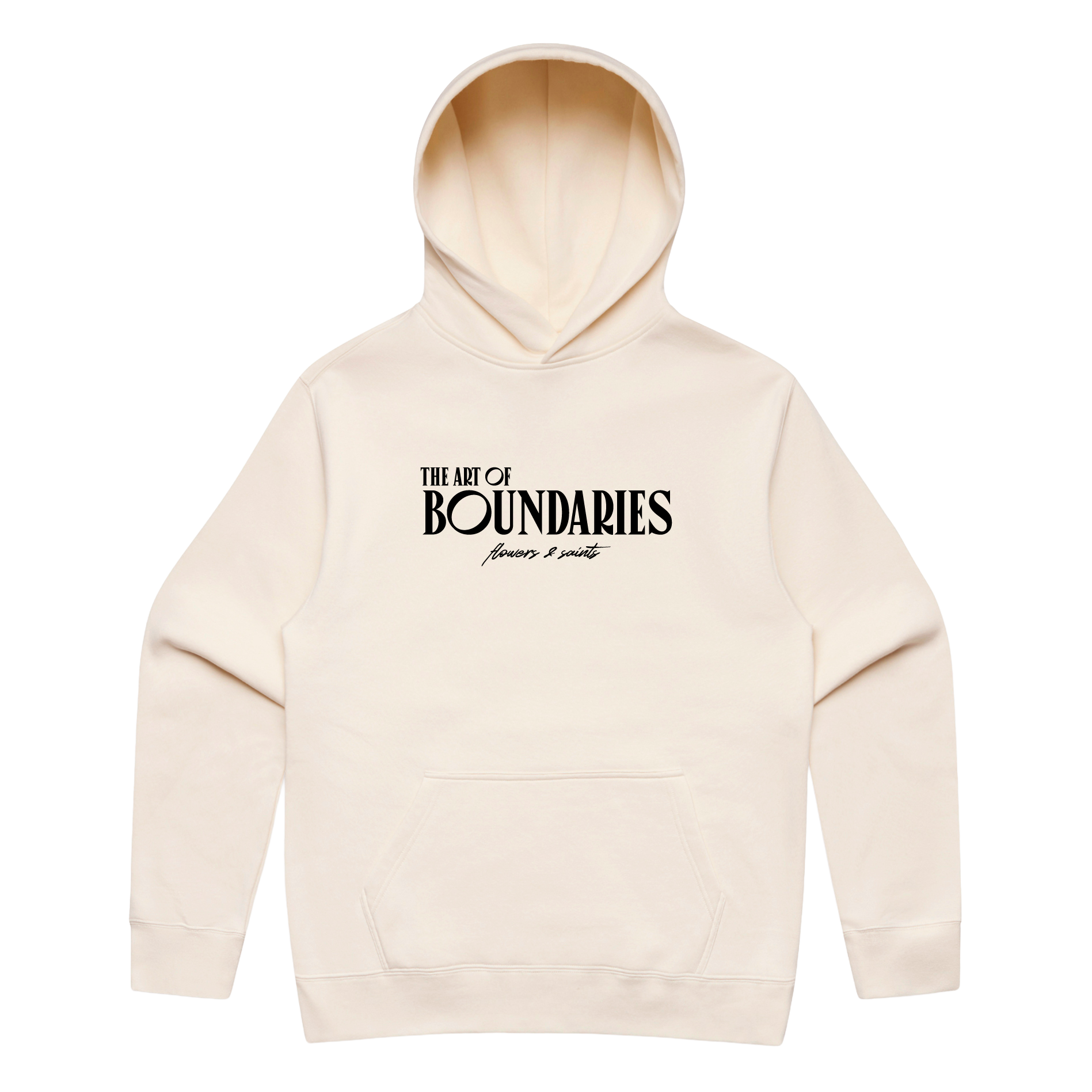 The Art of Boundaries — Relax Fit Hoodie — Ecru Saint