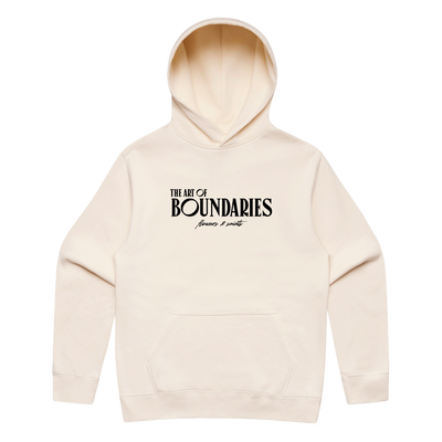 The Art of Boundaries — Relax Fit Hoodie — Ecru Saint
