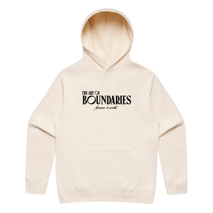 The Art of Boundaries — Relax Fit Hoodie — Ecru Saint