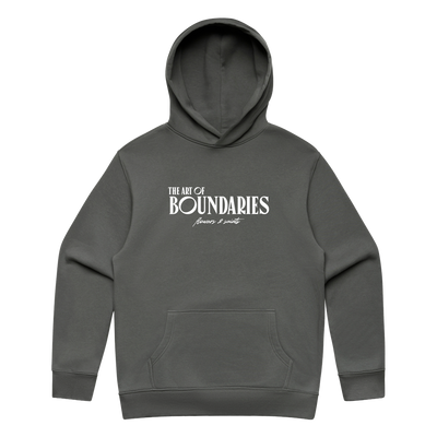 The Art of Boundaries — Relax Fit Hoodie — Silent Ash