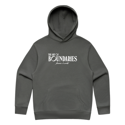 The Art of Boundaries — Relax Fit Hoodie — Silent Ash