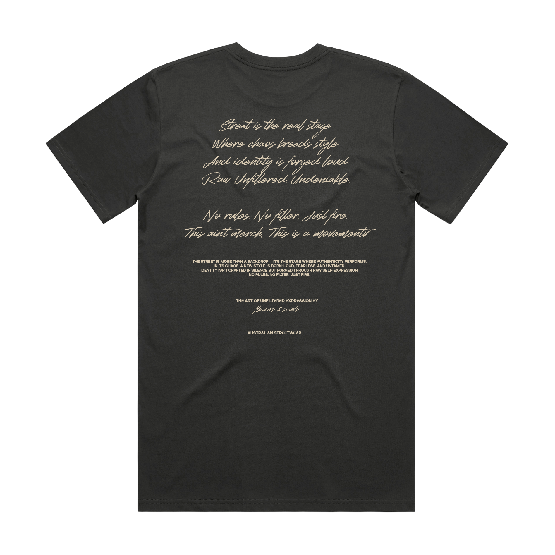 The Art of Unfiltered Expression - The Essential Tee - Burnt Verse