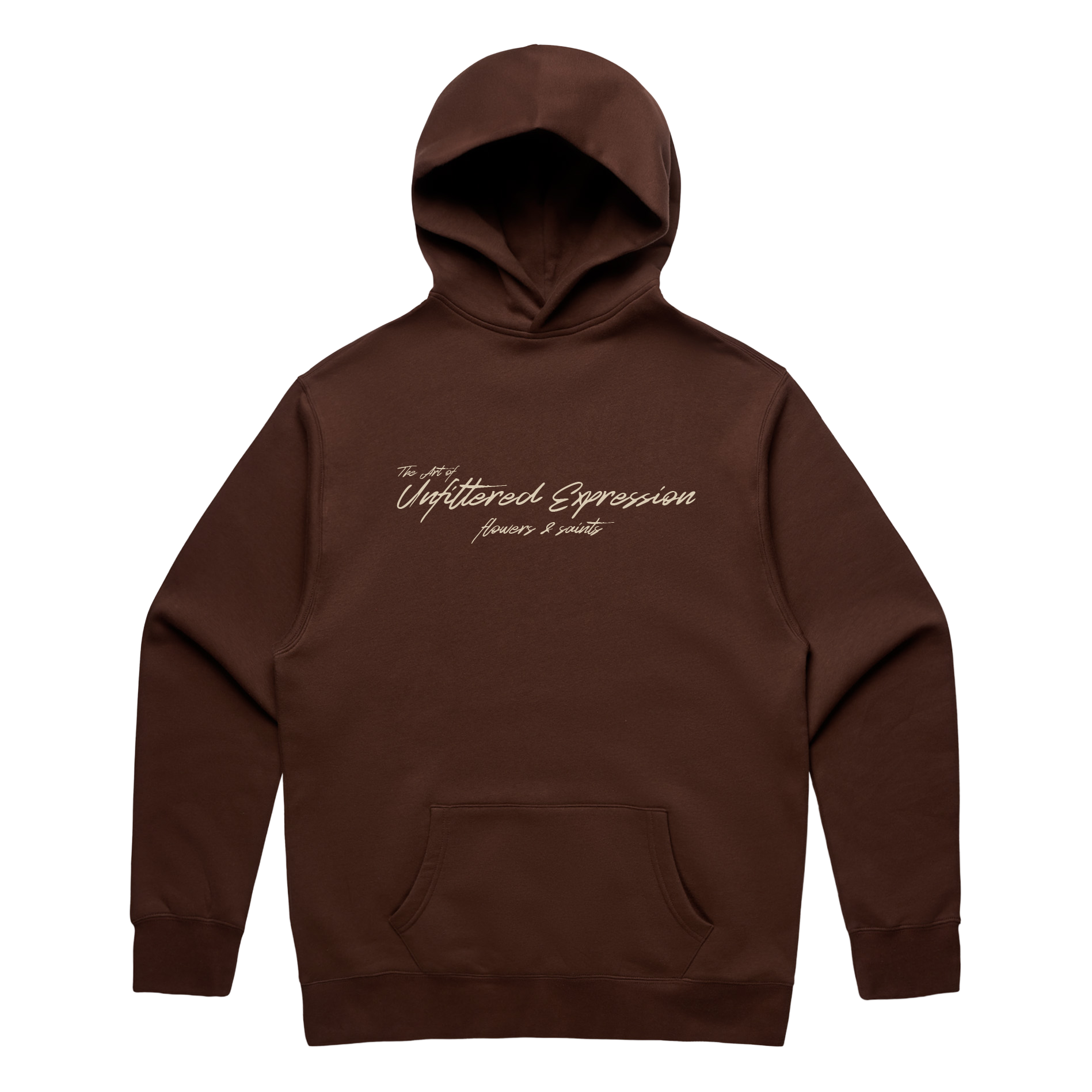 The Art of Unfiltered Expression — Relax Fit Hoodie — Burnt Earth