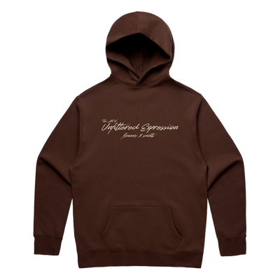 The Art of Unfiltered Expression — Relax Fit Hoodie — Burnt Earth