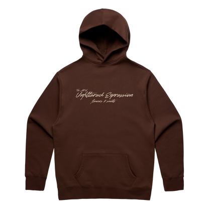 The Art of Unfiltered Expression — Relax Fit Hoodie — Burnt Earth