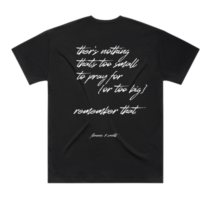 Nothing Too Small – The Oversized Tee – Sacred Shadow