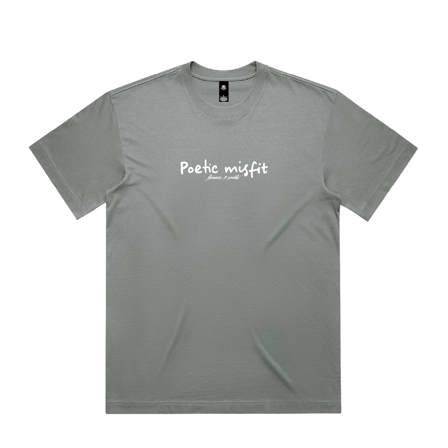 Poetic Misfit - Box Tee - Silent Ash