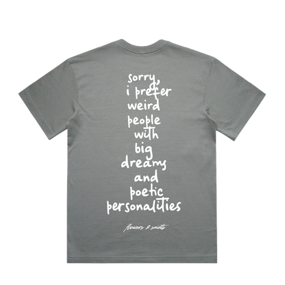 Poetic Misfit - Box Tee - Silent Ash