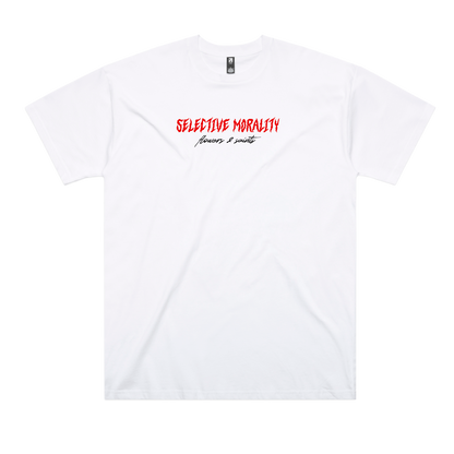 Selective Sinners — The Oversized Tee — Halo White