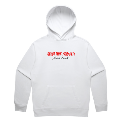 Selective Sinners — Relax Fit Hoodie  — Halo White