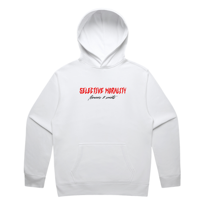 Selective Sinners — Relax Fit Hoodie  — Halo White