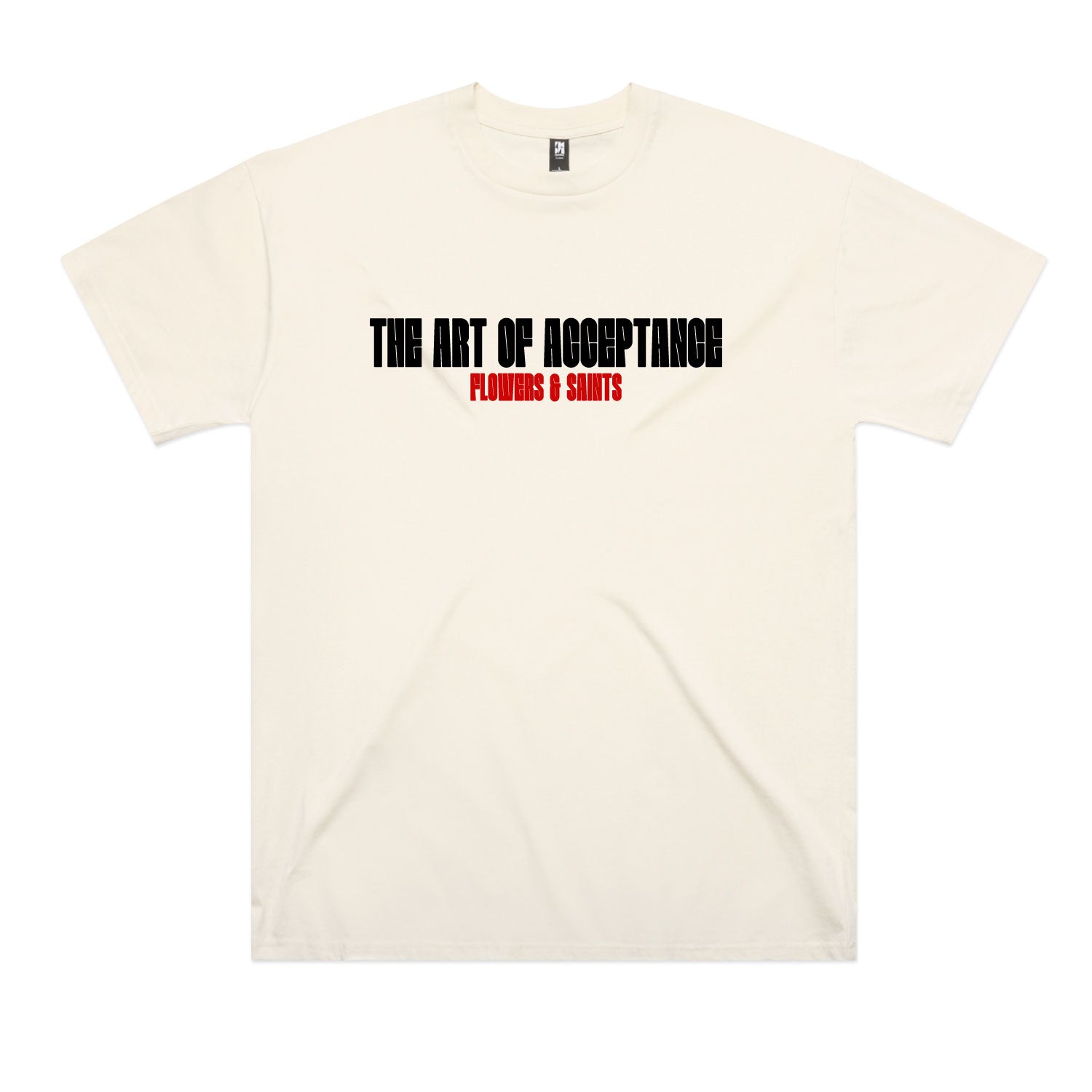 The Art of Acceptance Oversized Tee - Ecru Saint