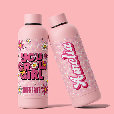 You Grow Girl - Customized 500ml Bottle
