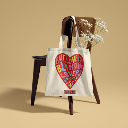 Love Is Blind - Eco Canvas Tote Bag