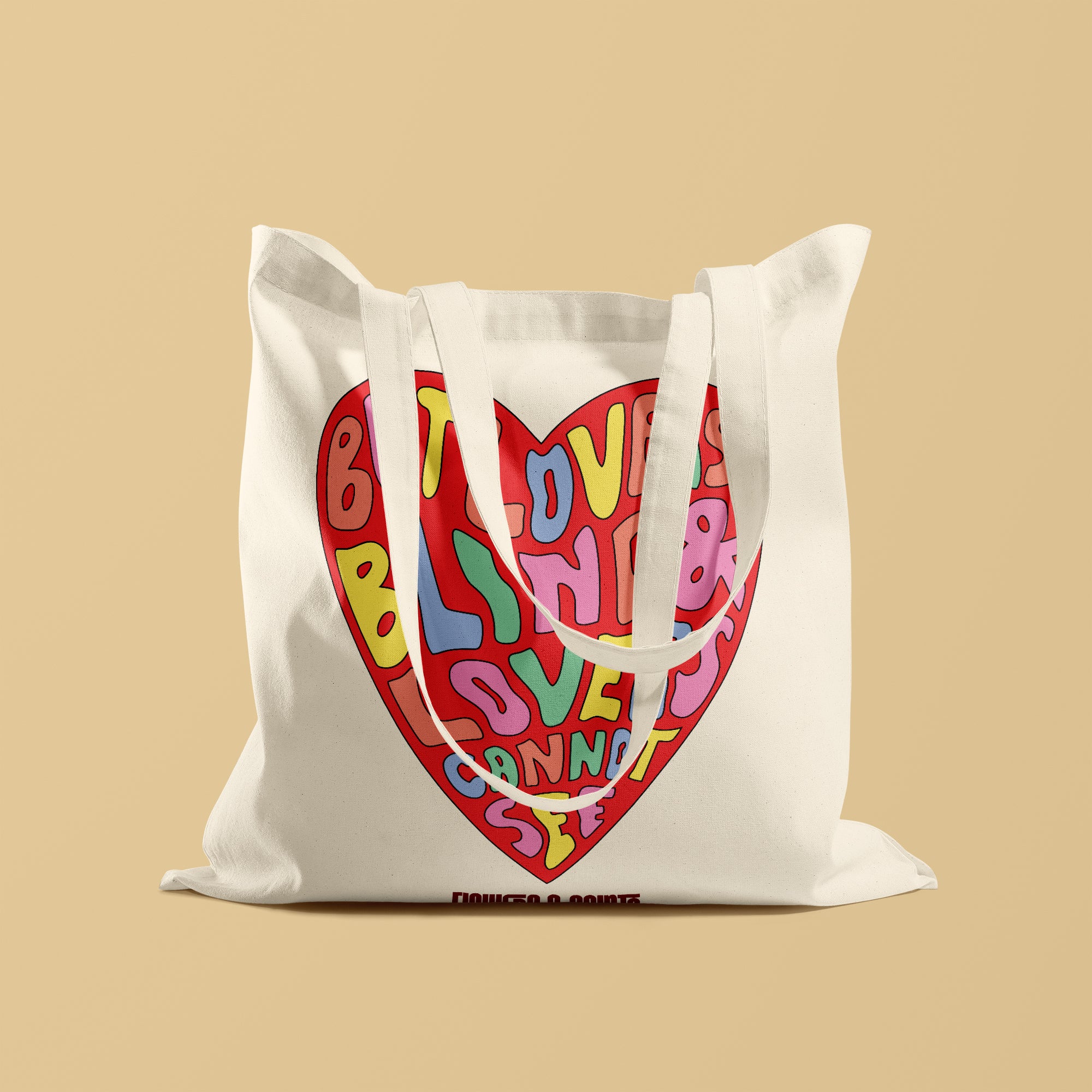 Love Is Blind - Eco Canvas Tote Bag