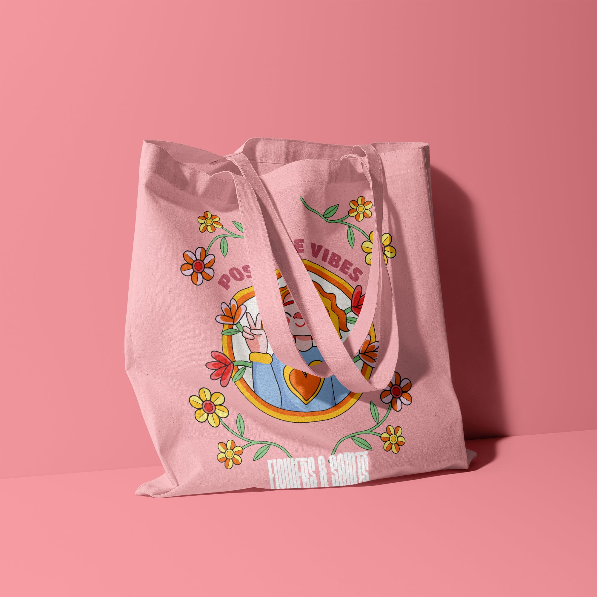 Positive Vibes - Eco Canvas Tote Bag