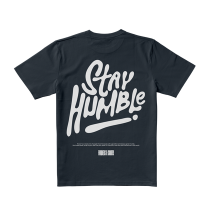 Stay Humble Tee - Oath Blue
