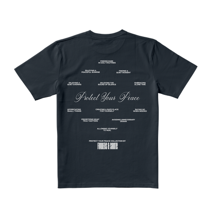 Self Worth Manifesto Tee - Oath Blue