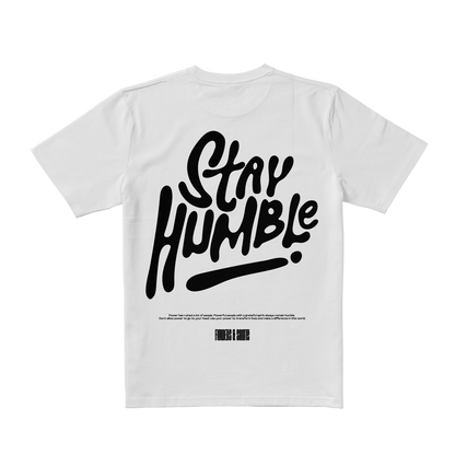 Stay Humble Tee - Halo White